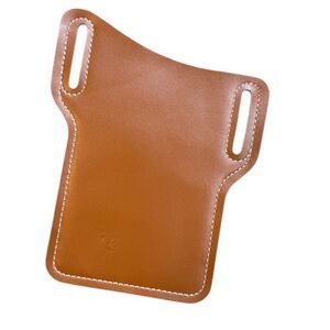 Brown Leather belt phone holder new